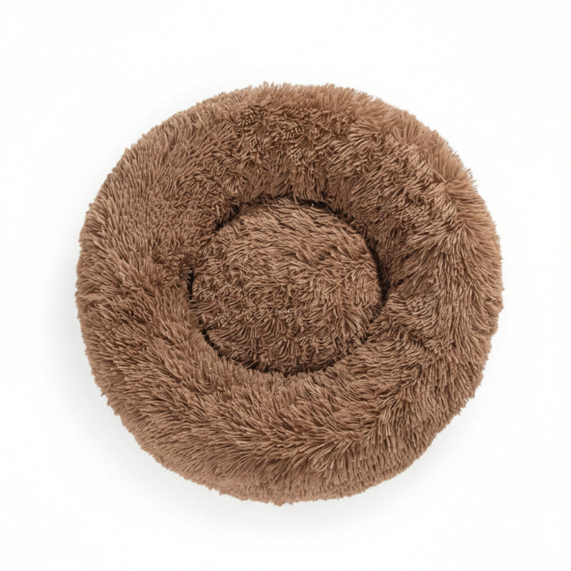 Fluffy Donut Bed for Dogs and Cats
