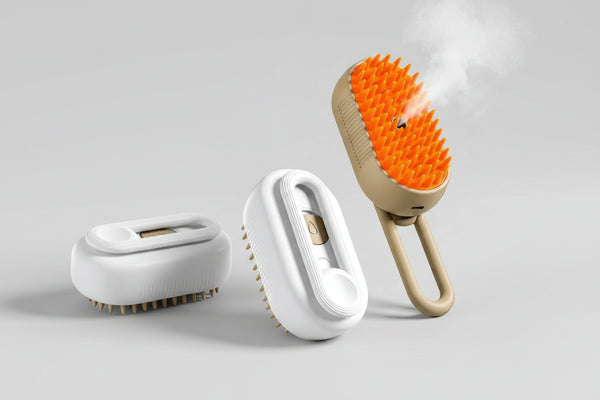 Steam Self-Cleaning Grooming Brush