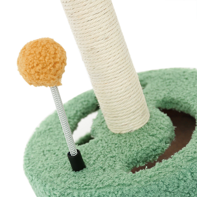 3-in-1 Cat Tower | Sisal Scratching Post, Cat House & Climbing Frame