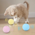Interactive Cat Toy Ball | Touch-Activated Sound & Catnip Compatible 1