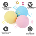 Interactive Cat Toy Ball | Touch-Activated Sound & Catnip Compatible 2