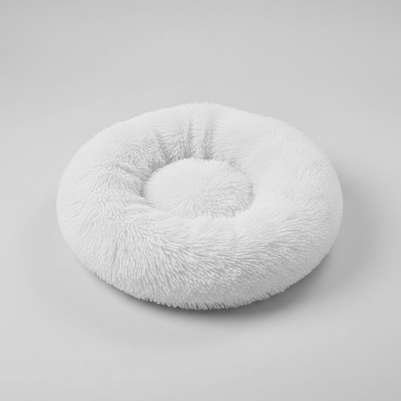 Fluffy Donut Bed for Dogs and Cats