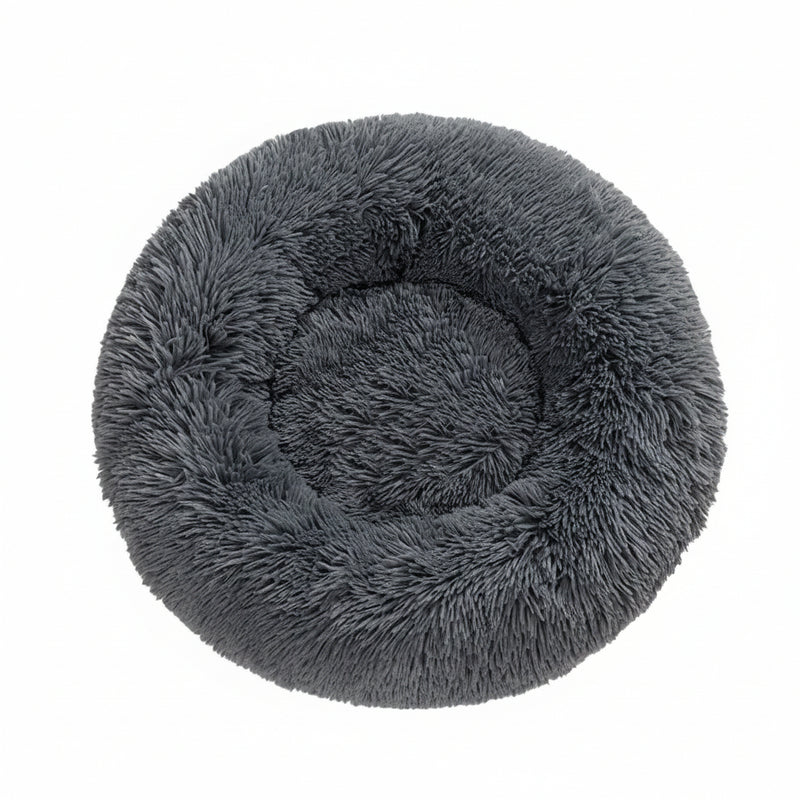 Fluffy Donut Bed for Dogs and Cats