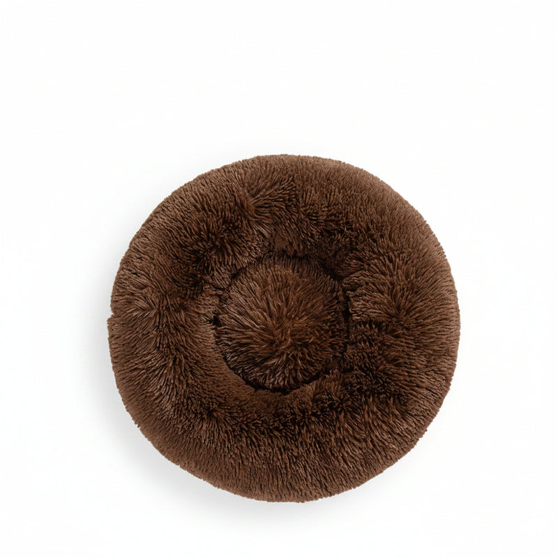 Fluffy Donut Bed for Dogs and Cats